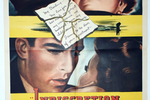 Indiscretion of an American Wife / One Sheet / USA