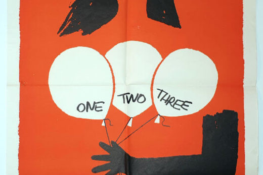 One, Two, Three / One Sheet / USA
