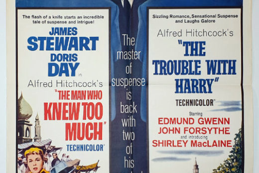 Trouble With Harry TMWKTM 1-sheet USA R-63