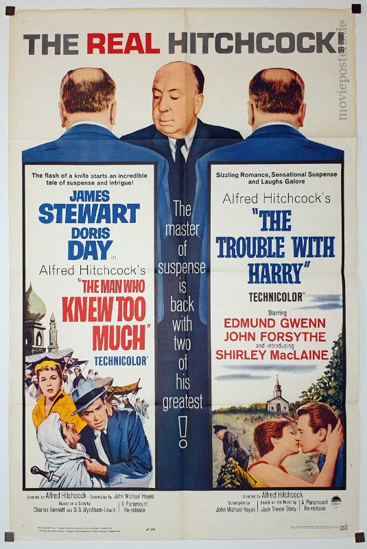 Trouble With Harry TMWKTM 1-sheet USA R-63