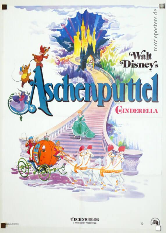 Cinderella (German DIN A1 - WA 1975 poster)