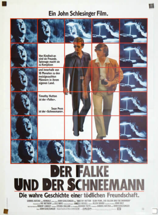 The Falcon and the Snowman (German DIN A1 poster)