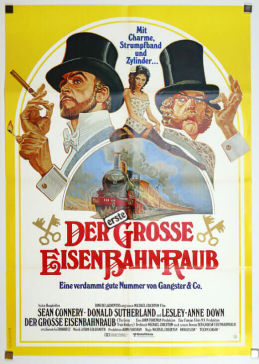 The Great Train Robbery (German DIN A1 poster)