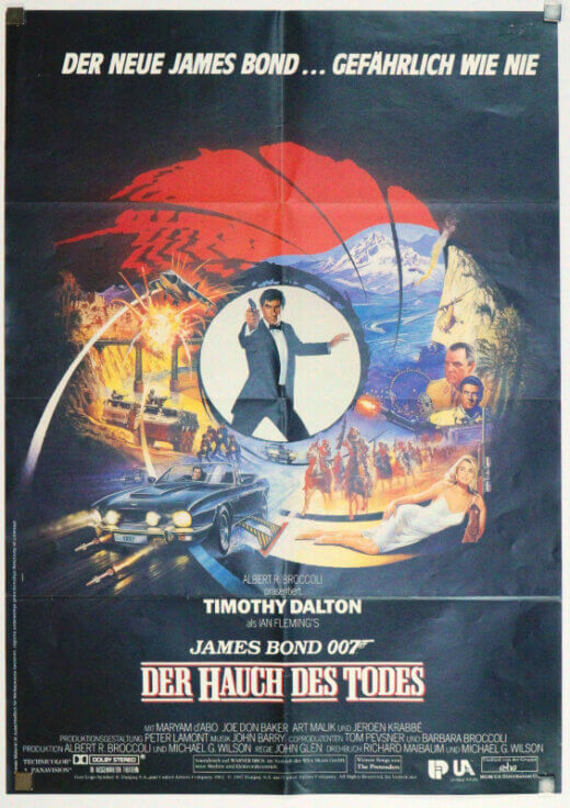 James Bond - The Living Daylights (German DIN A1 poster)
