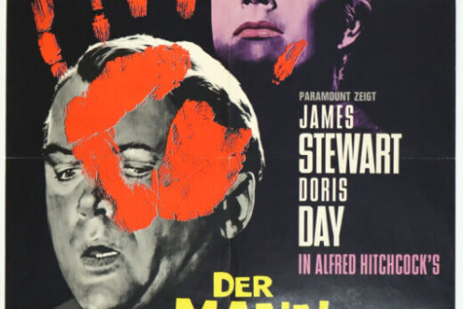 The Man Who Knew Too Much (German DIN A1 WA 1964 poster - Peltzer artwork)