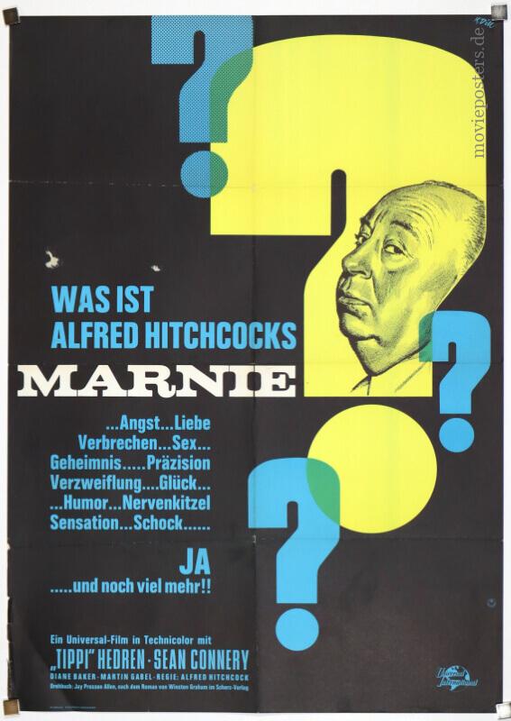 Marnie (German DIN A1 - Style-B poster - Klaus Dill artwork)