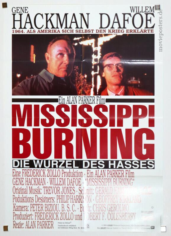Mississippi Burning (German DIN A1 poster)