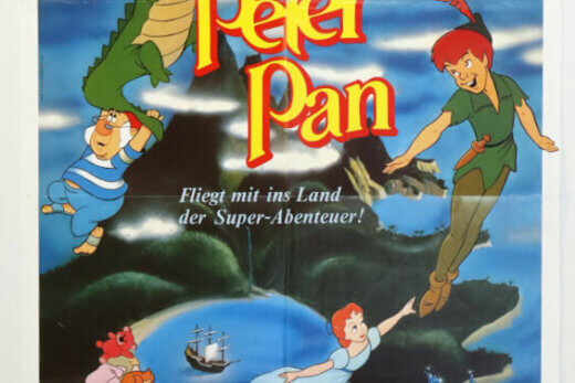 Peter Pan (German DIN A1 WA 1984 poster)