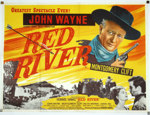 Red River (UK-Quad Crown 30-x 40- - 76x102 cm R-57 poster)