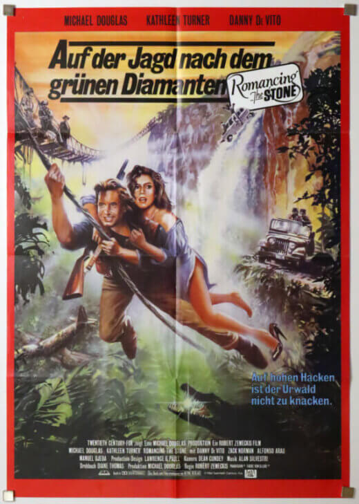 Romancing The Stone (German DIN A1 poster)