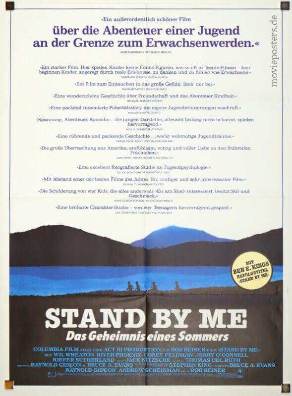 Stand By Me (German DIN A1 press quotes poster)