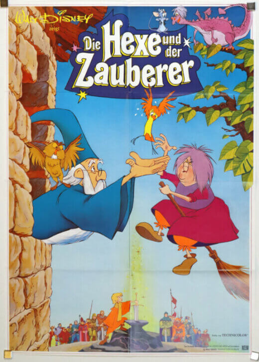 Sword In The Stone (German DIN A1 WA 1982 poster)