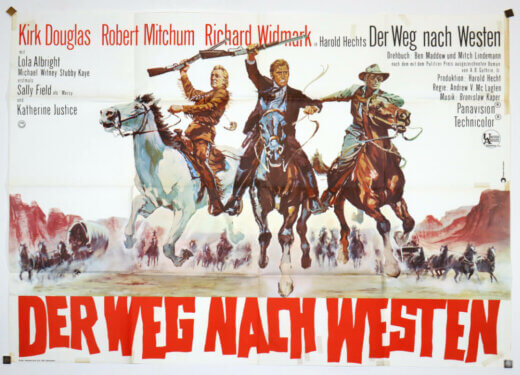 The Way West (German DIN A0 square poster - Degen artwork)