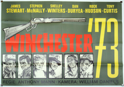 Winchester 73 (German DIN A0 WA 1963 poster - Goetze artwork)